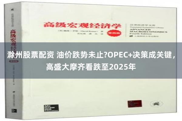 滁州股票配资 油价跌势未止?OPEC+决策成关键，高盛大摩齐看跌至2025年