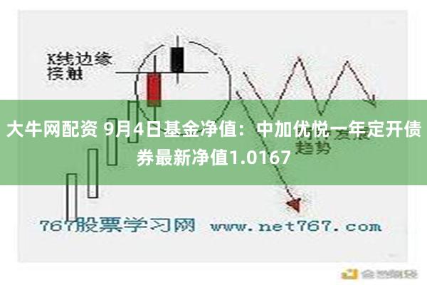 大牛网配资 9月4日基金净值：中加优悦一年定开债券最新净值1.0167