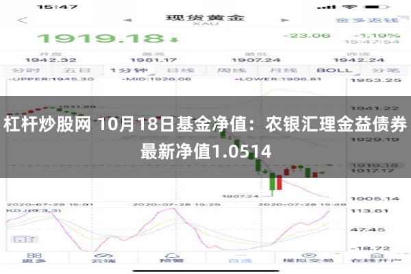 杠杆炒股网 10月18日基金净值：农银汇理金益债券最新净值1.0514