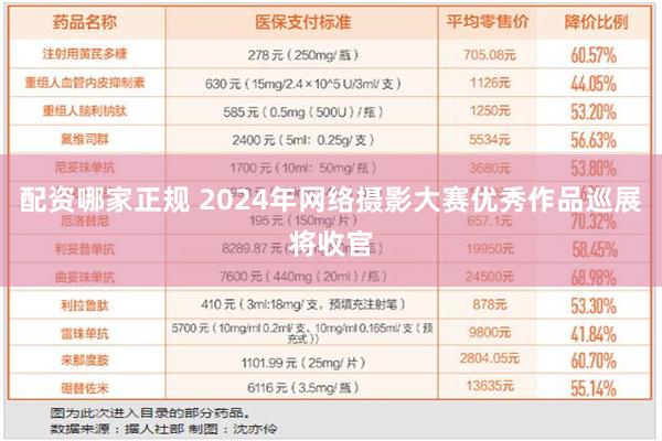 配资哪家正规 2024年网络摄影大赛优秀作品巡展将收官