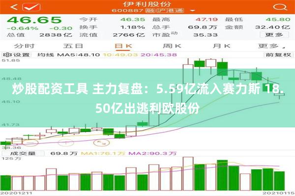 炒股配资工具 主力复盘：5.59亿流入赛力斯 18.50亿出逃利欧股份